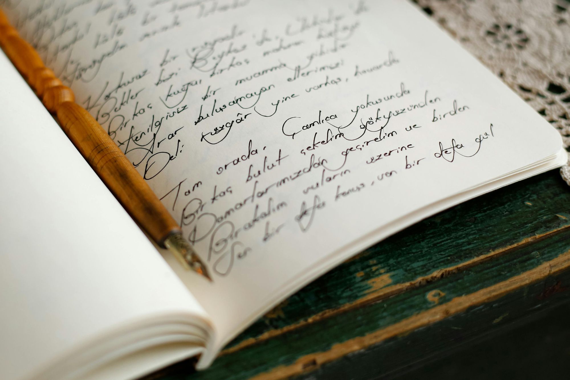 Journal and handwriting